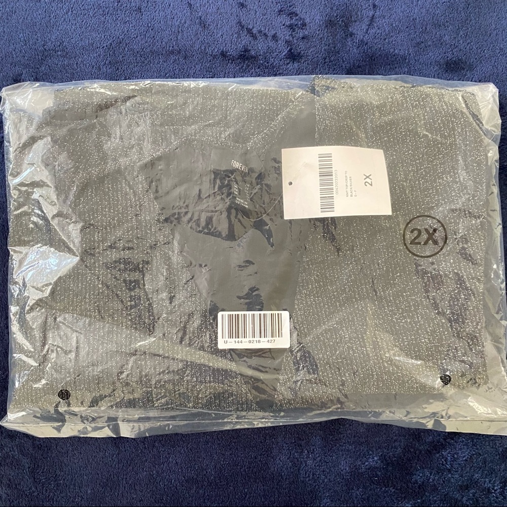 Forever 21 Glittery Long Sleeve Plus Size